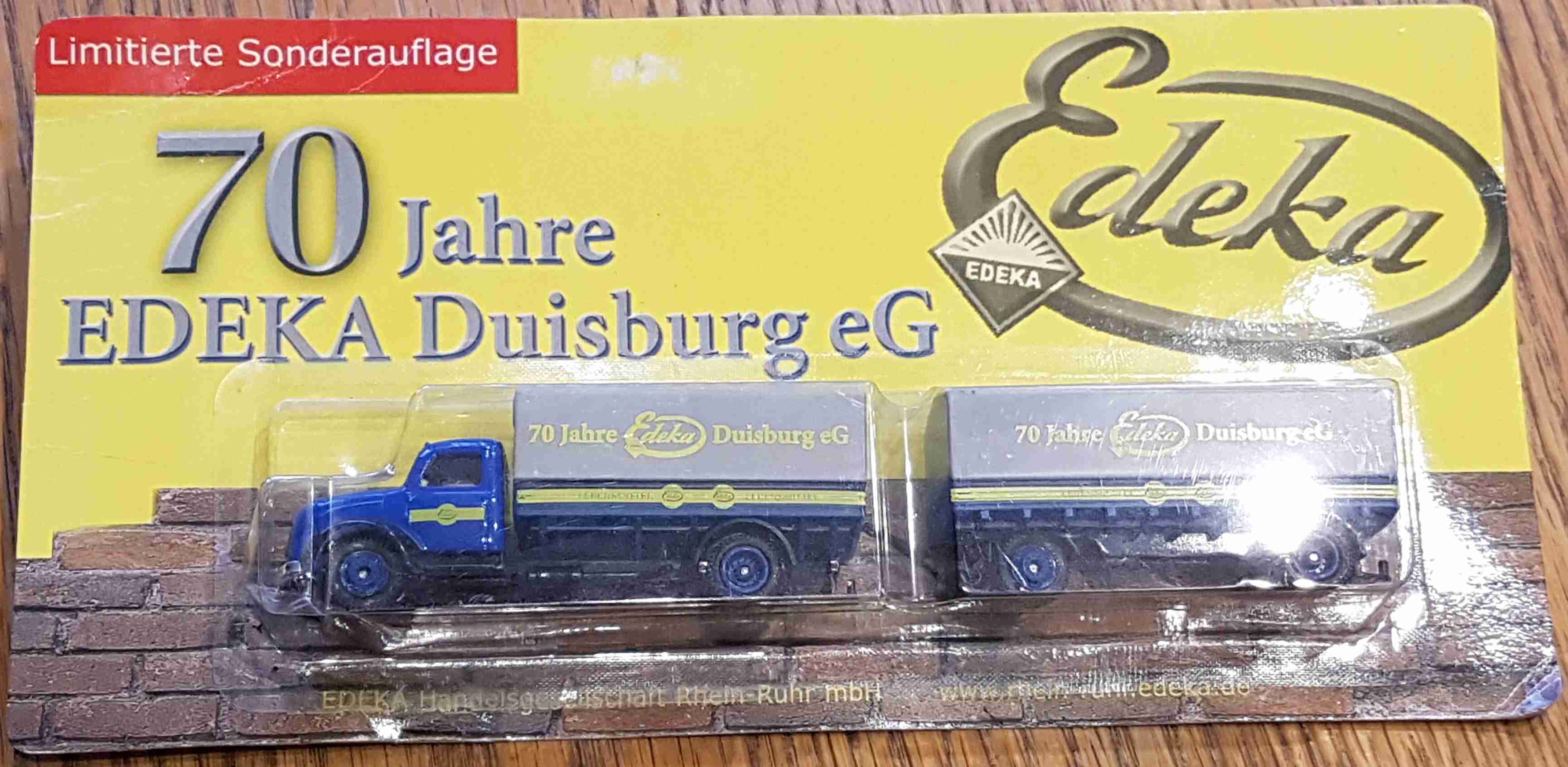 Edeka Duisburg Werbetruck 70 Jahre Jubiläumsedition OVP