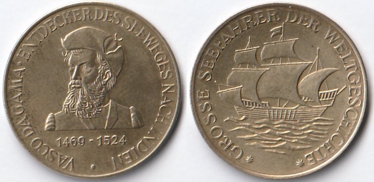 Gedenkmedaille – Große Seefahrer der Weltgeschichte – Vasco da Gama