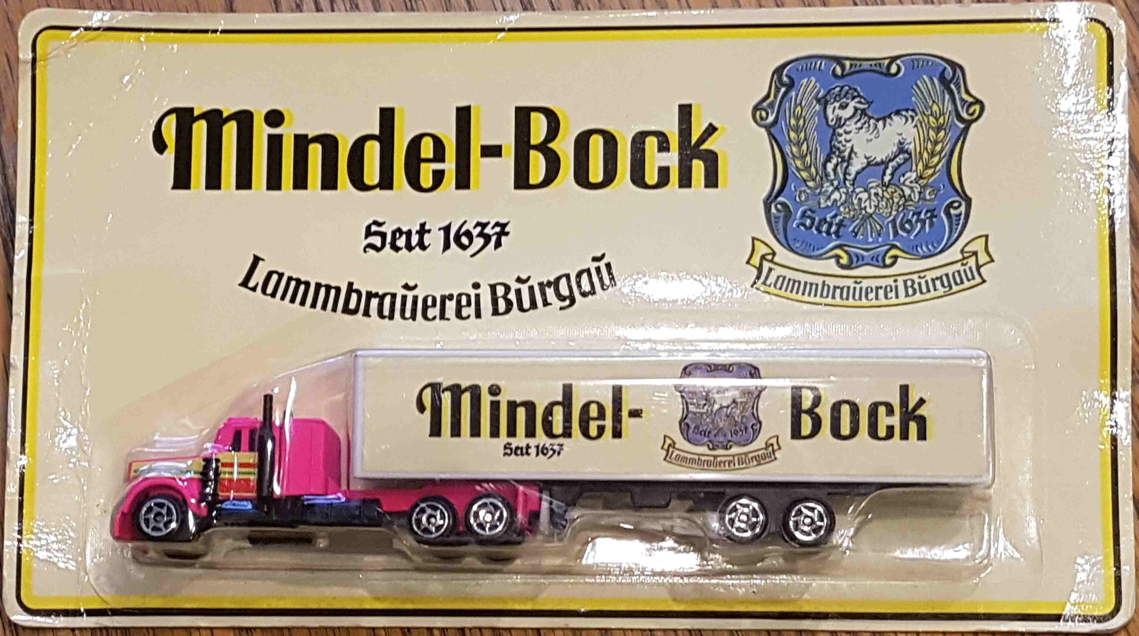 Lammbrauerei Burgau Mindel-Bock Werbetruck Sattelzug OVP