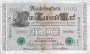 1000 Mark Reichsbanknote 1910 grünes Siegel F