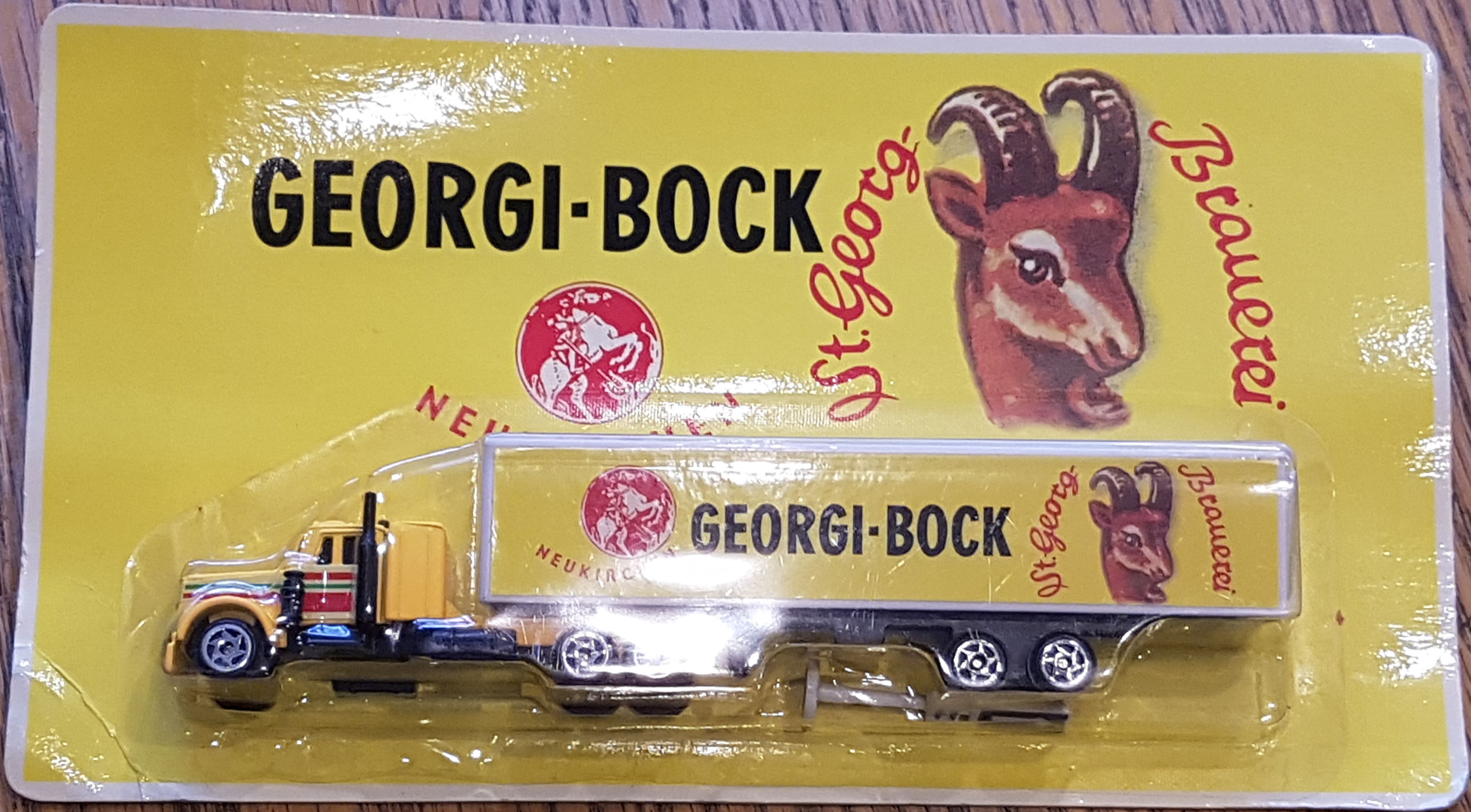 St. Georg Brauerei Georgi-Bock Werbetruck Sattelzug OVP